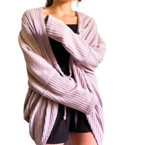 Slouchy lilac purple cardigan Sweater NEW size medium